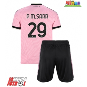 Juventus Pape Matar Sarr #29 Segunda Equipación Niños 2026-27 Manga Corta (+ Pantalones cortos)